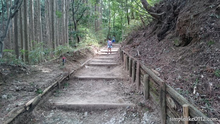 金剛山千早本道コースの階段