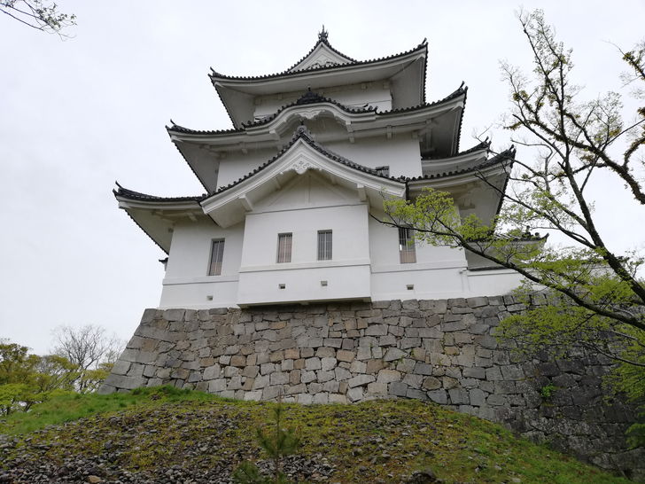 伊賀上野城の石垣も立派